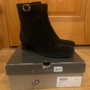 LA CANADIENNE JODY BLACK BOOTIES SZ 10
